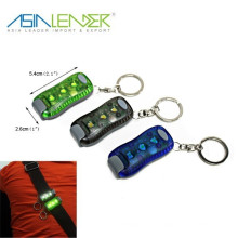 Heißer Verkauf 3 SMD führte keychain Licht mit Klippwarnunglicht